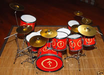 Miniature Drum Set Miniature Drum Sets Mini Drum Set